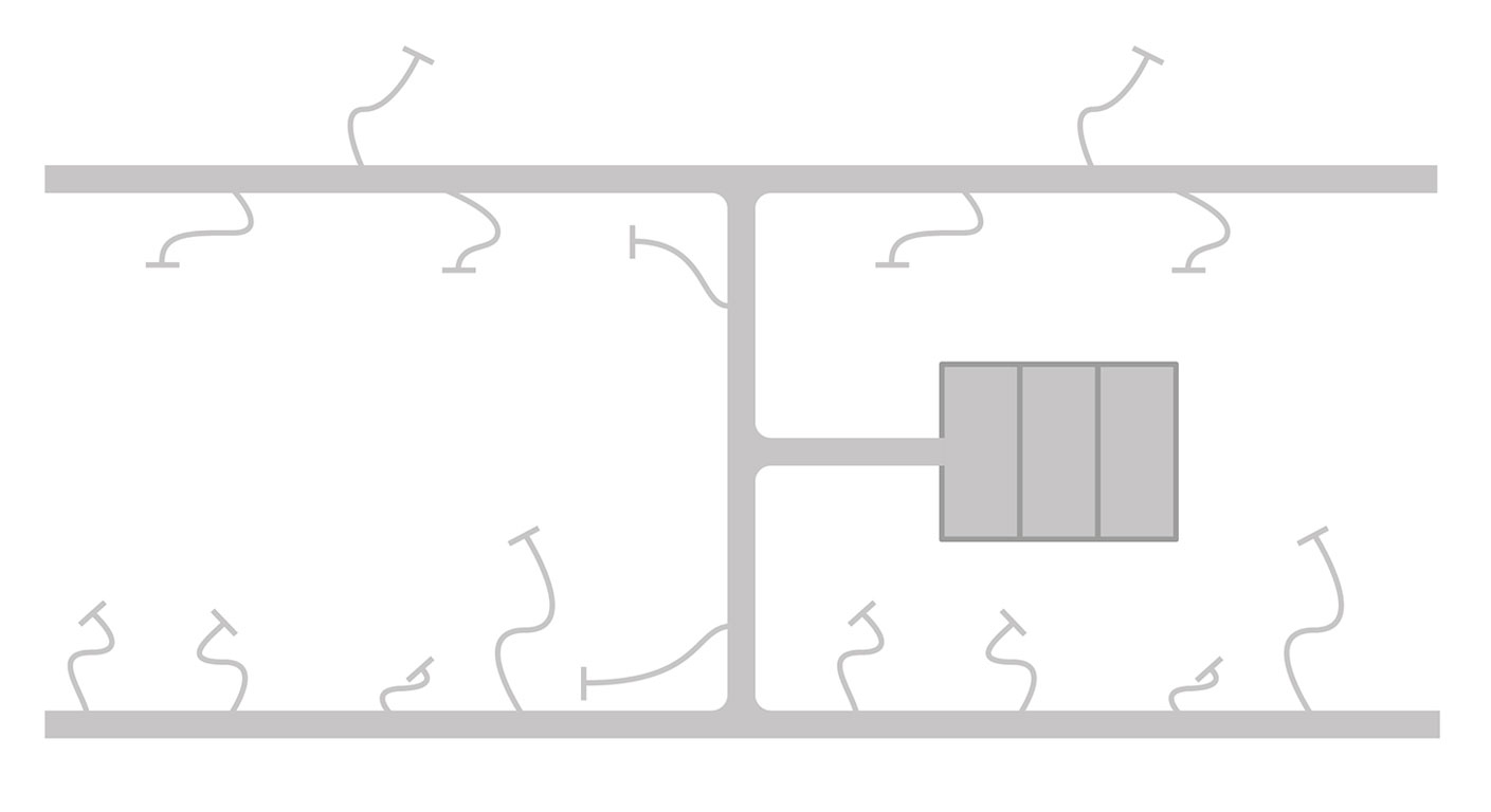 Technical Info - Plenum Layout - H Pattern