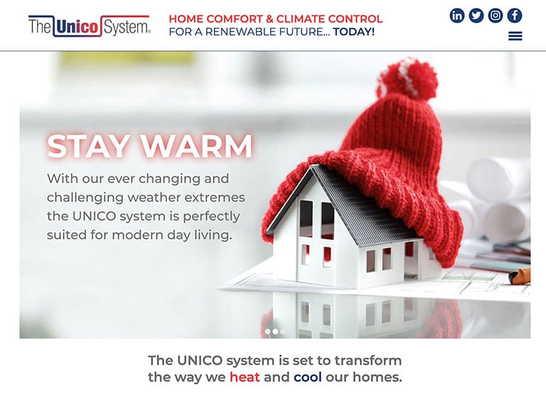 News Unico website home1