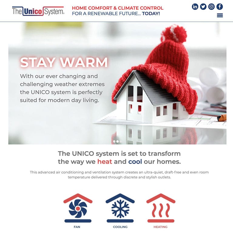 Unico website home2