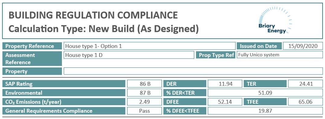 Unico - Building Regulation Compliance